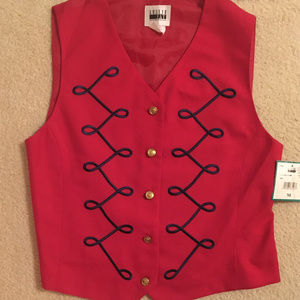 Ladies Red Vest